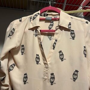 Soon jeans collard blouse